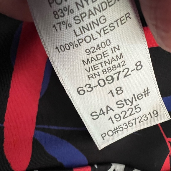 Swimsuits For All Size 18 Women’s One Piece Flowy Tankini Swimdress - Picture 8 of 8